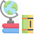 book and globe icon
