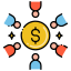 Crowdfunding icon