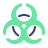 parakeet color style biohazard icon