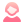 softteal gradient style 사람 여성 icon
