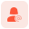 businesswoman using company email address for work icon