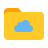 cartella cloud icon