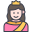 beautiful girl icon