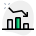 gráfico de declínio icon