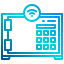 외부 safebox 지능 장치 xnimrodx lineal gradient xnimrodx icon
