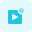 Video player application updated with dot notification icon