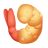 Gebratene Garnelen-Emoji icon