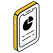 mobile data analytics icon