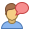 office s style communicate icon
