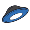 color hand drawn style unidade yandex icon