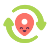 keek style location update icon