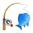 emoji de vara de pescar icon