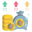 Dólar de dinero icon