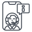 support mobile icon