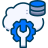 cloud datenwartung icon