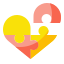 외부 퍼즐-사랑-wanicon-플랫-wanicon icon