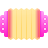 glassmorphism style 民间音乐 icon