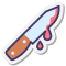 stickers style 공포 icon