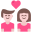 커플 남성 여성 icon