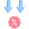 decrease icon