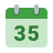 Календарная неделя 35 icon