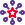 Star rated relation with surrounding nodes layout icon