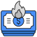 brûlure financière icon