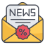 News Letter Discount icon