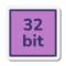 32 bits icon