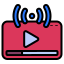 live streaming icon