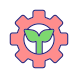 externe-Ökosystem-Gartentipps-gefüllte-Farbsymbole-Papa-Vektor icon