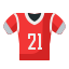 uniforme-externo-futebol-americano-flat-flat-andi-nur-abdillah icon