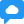 Customer support of cloud storage provider with chat bubble icon