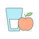 Apple And Milk icon