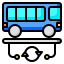 electric bus icon