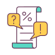 assessment with financial withholding icon