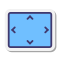 Configurações de overscan icon