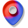 3d fluent style 위치 icon