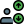 User online ranking up and down arrows icon