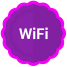 rótulo-WiFi externo-ícones planos-inmotus-design icon