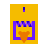 color glass style mouse trap mouse icon