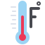 fahrenheit degrees icon