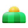 3d fluency style field icon