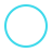 color glass style circled thin icon