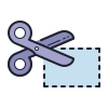 color hand drawn style coupon icon