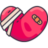 Vendaje-externo-yeso-love-goofy-color-kerismaker icon