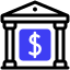 finance and banking bank icon