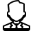 badges style businessman icon