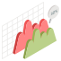 Streamline Chart icon