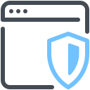 proteção de página da web icon
